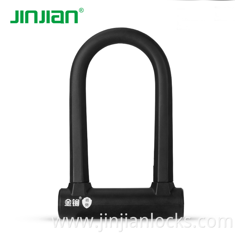 Silico sleeve hardened steel shear resistance bicycle motorcycle lock high quality bike u lock